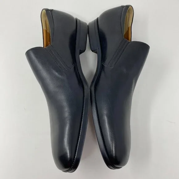 NEW moreschi leather slip on shoes